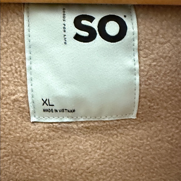 SO Cozy Tan Sherpa Pullover Hoodie - Picture 6 of 8